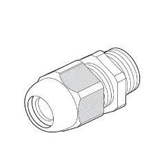 Enzo Wartel PVC M25 grijs IP68 JSL per stuk 4084760