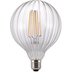 Enzo Nordlux LED Globe G125 E27 2-15W 2200K AVRA helder gestreept 2760320