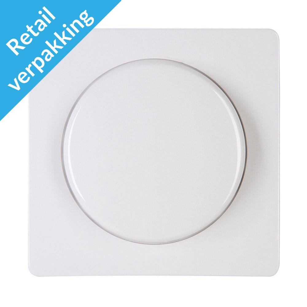 Kopp Paris arctic wit afdekplaat + knop dimmer - 4625030