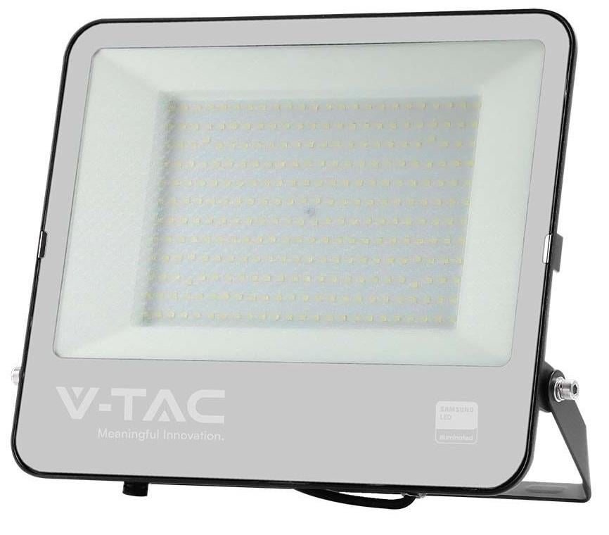 V-Tac LED Bouwlamp 200W 6500K zwart Slimline Pro 9332047