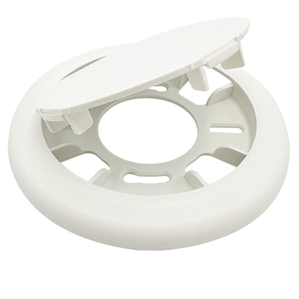 Enzo Plafondplaat rond | wit 125mm klikbaar - 4214085