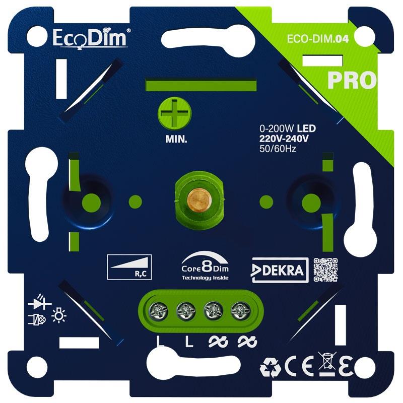 Enzo LED dimmer | 0-200W EcoDim PRO | fase afsnijding - 4355510