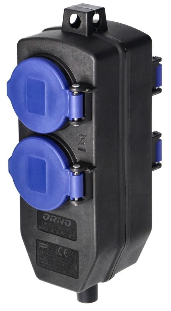 Enzo Hangkoppeling | zwart | IP44 | 4V | met klep - 6871985