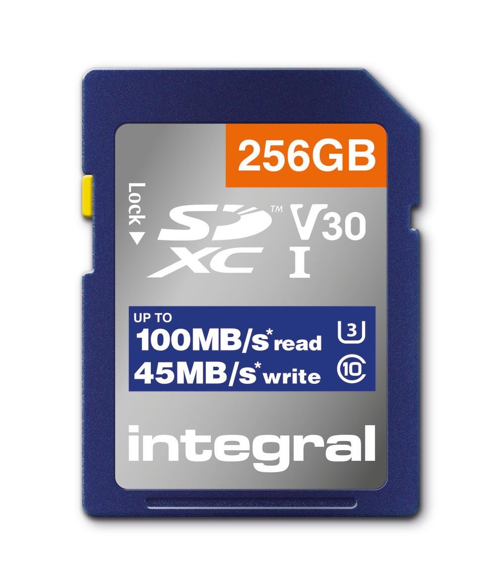 Integral SD geheugenkaart V30 256GB - 9500615