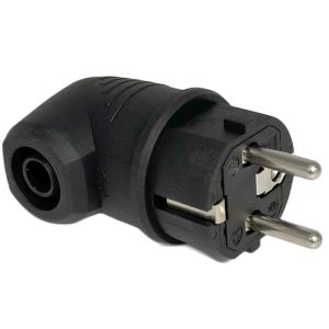 Randaarde stekker RUBBER haaks ABL - 6141230