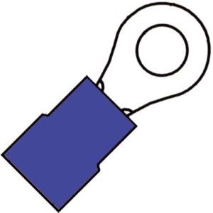Enzo Kabelschoen ring blauw 5.3mm - 4433380