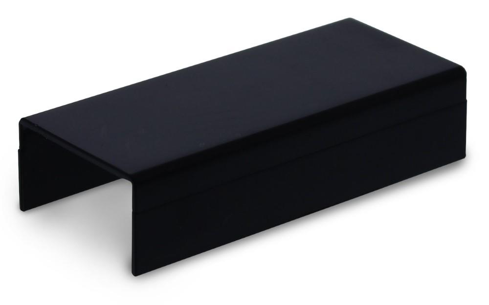 Enzo Canalit Systeem25 koppelstuk met bodemstuk 25x13mm zwart 4745720