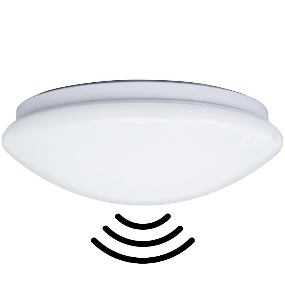 Enzo Thorgeon LED Plafonniere 255mm wit 12W Tri-White IP44 + sensor 5017770