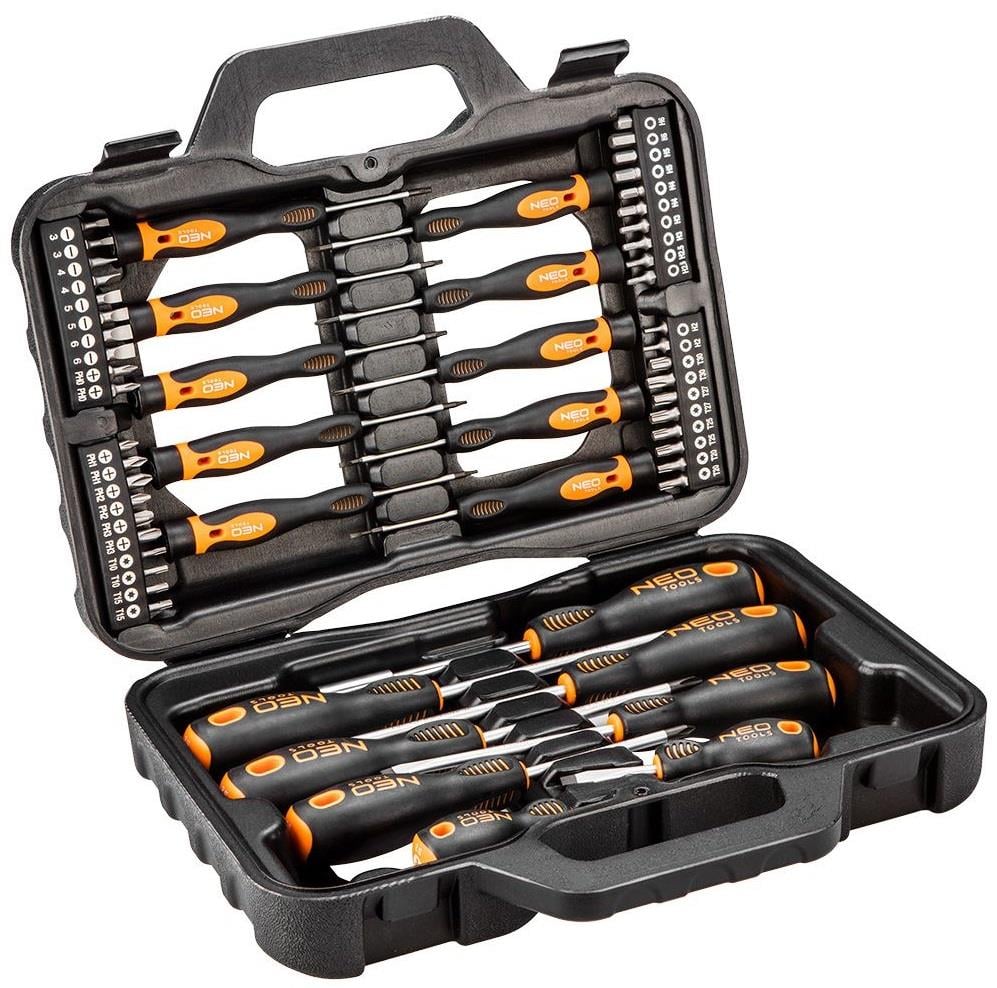 Neo Schroevendraaierset | 58 delig in koffer - 6460198