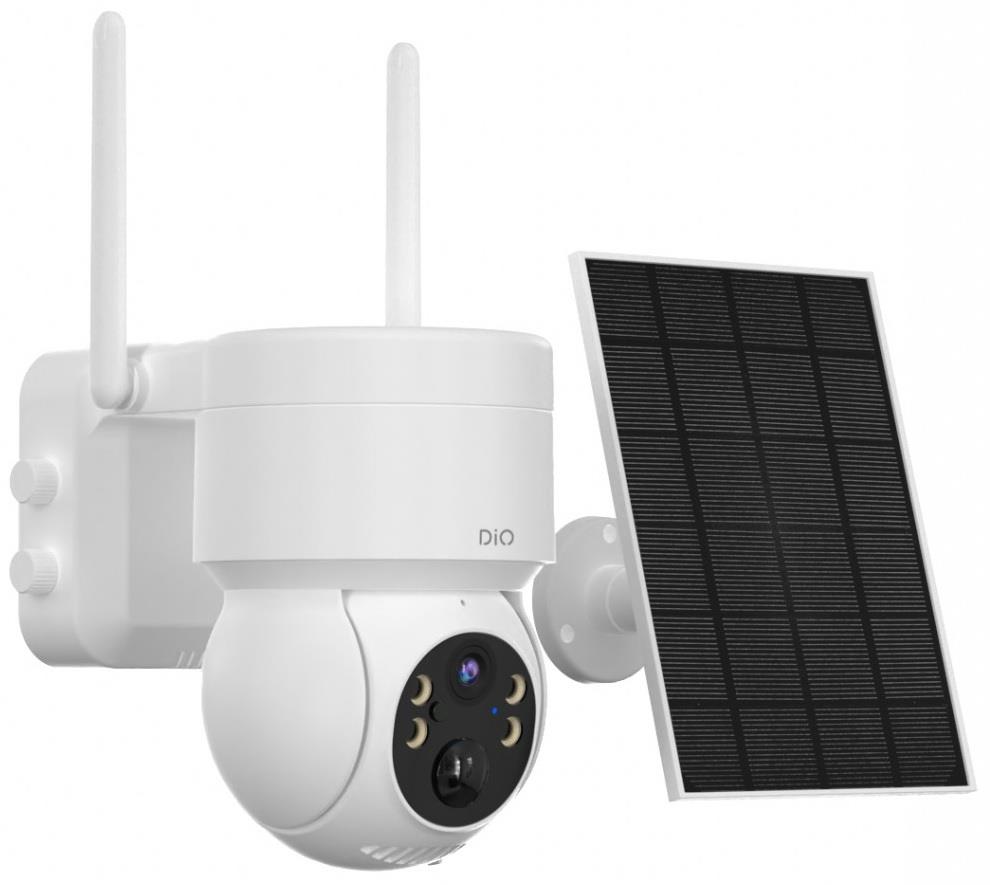 DiO 4G Camera | voor buiten | draadloos | met zonnepaneel | roterend - 6990050
