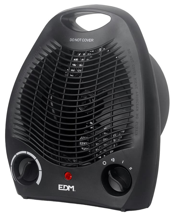 Enzo Ventilatorkachel | Thermostaat | Zwart | 2000W - 8676013