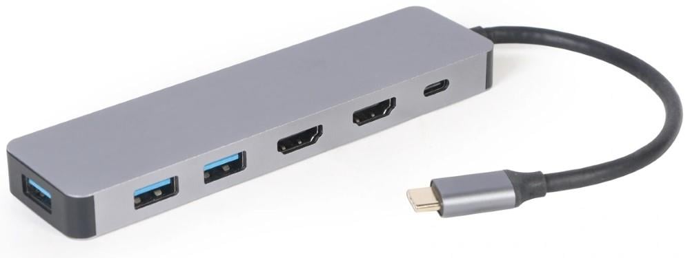 Cablexpert USB-C 3-in-1 multi adapter USB-C dock 3-voudig - 9530504