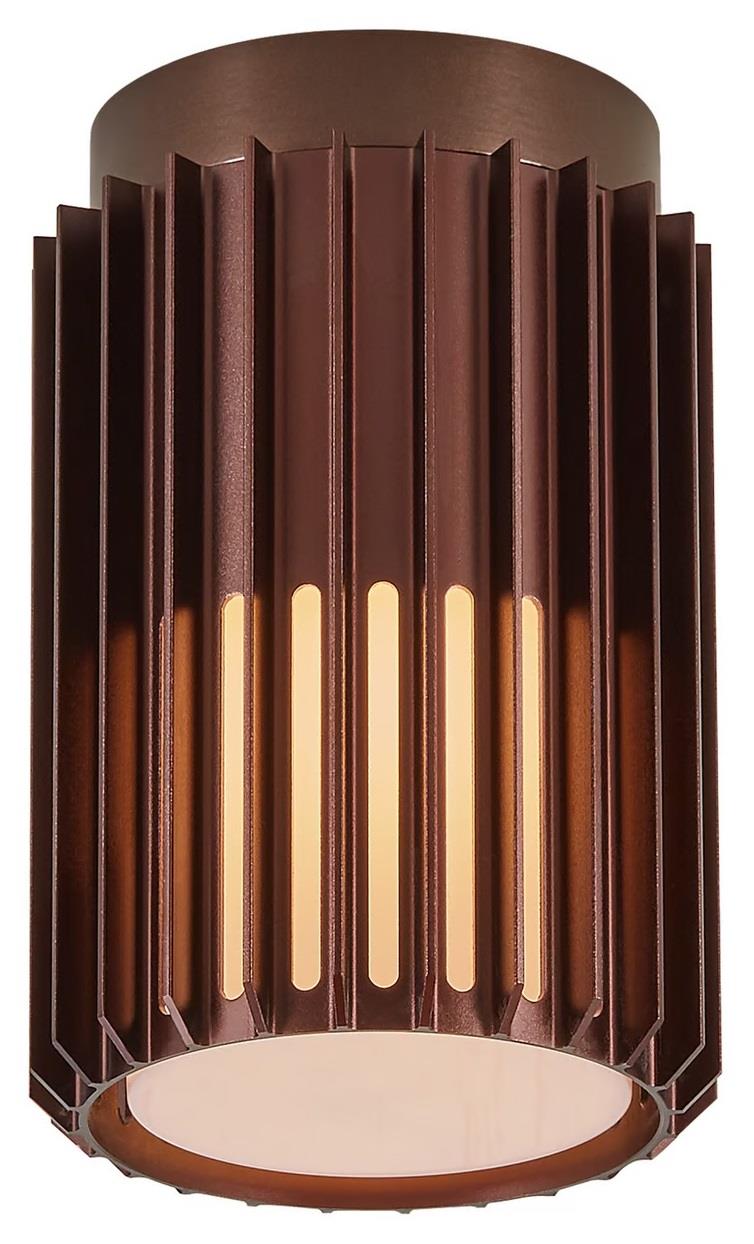Enzo Plafondlamp | Aludra E27 bruin IP54 - 4803002