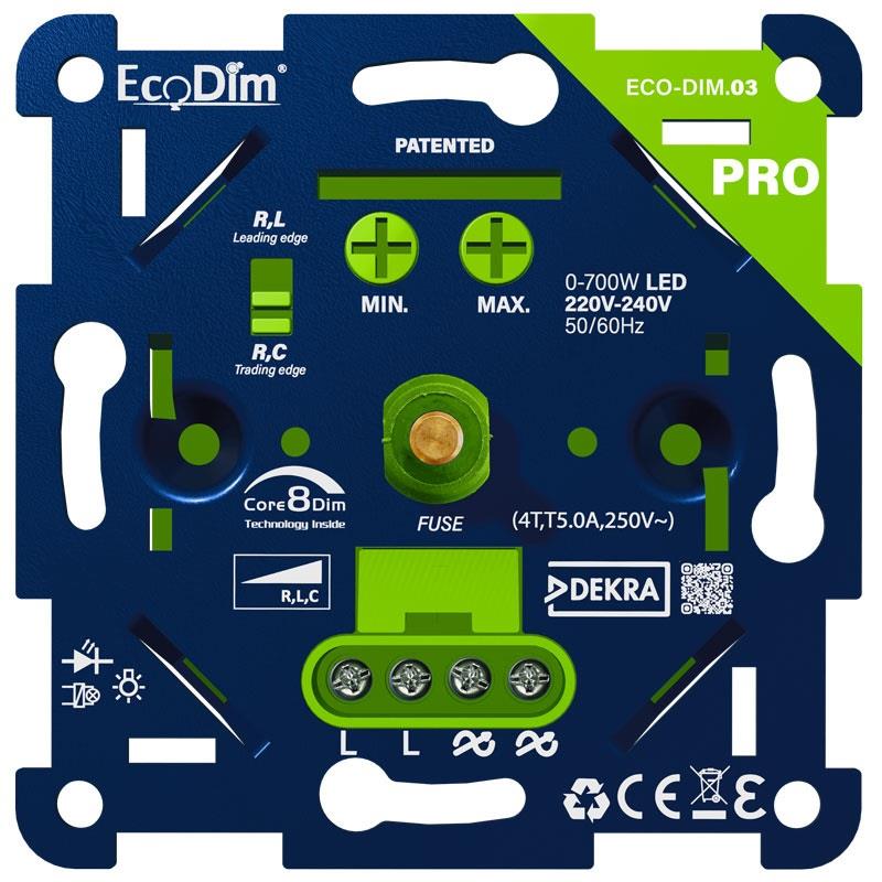 Enzo LED dimmer | 0-700W EcoDim PRO | universeel - 4355505