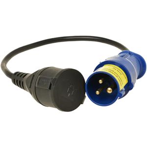 CEE verloopsnoer 20cm CEE stekker naar contra stekker - A6314995