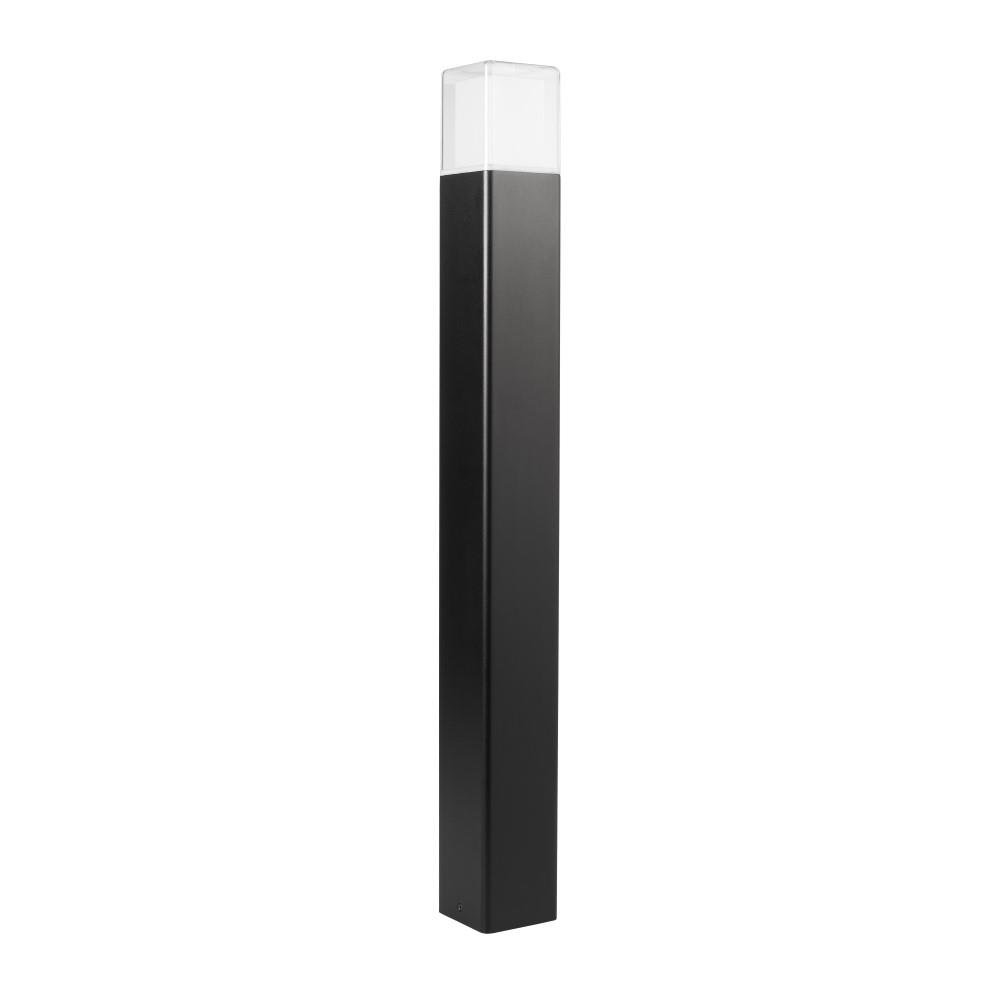 Enzo Paallamp | Zwart | 80cm | Vierkant | 12W LED | IP44 3000K | Smartwares OOL-50018 - A5019000