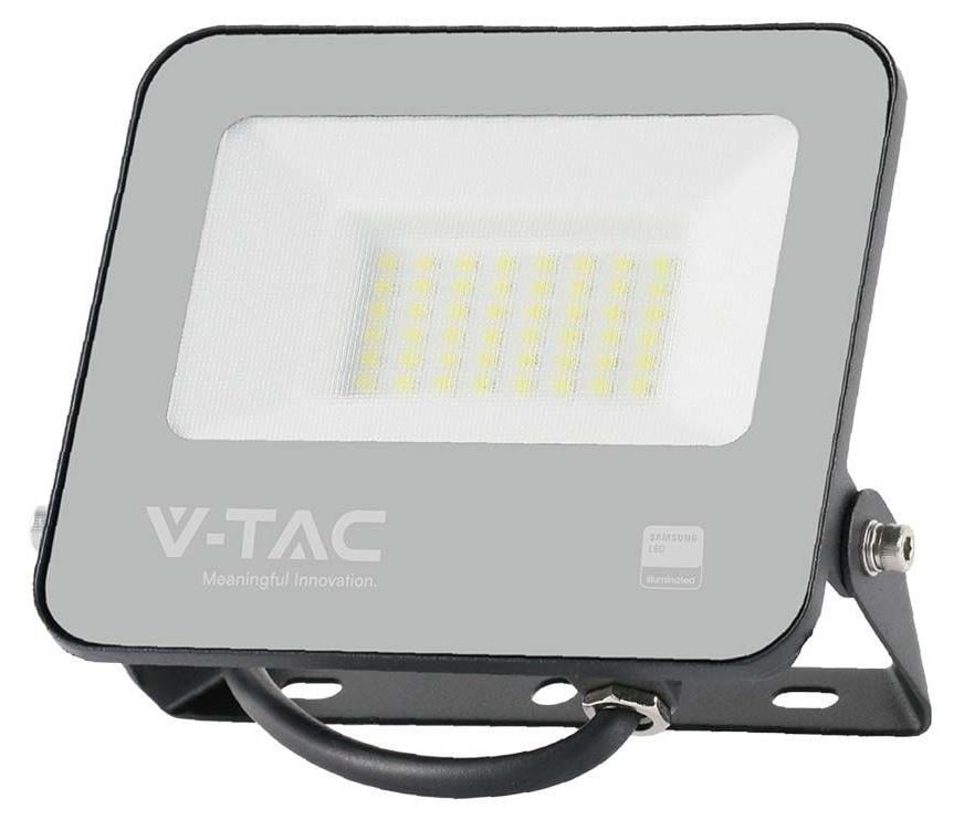 V-Tac LED Bouwlamp 30W 6500K zwart Slimline Pro 9332032