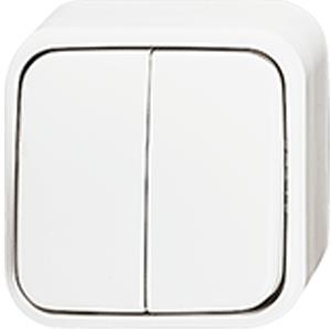 Busch Jaeger WIT opbouw schakelaar | serie - 4693150