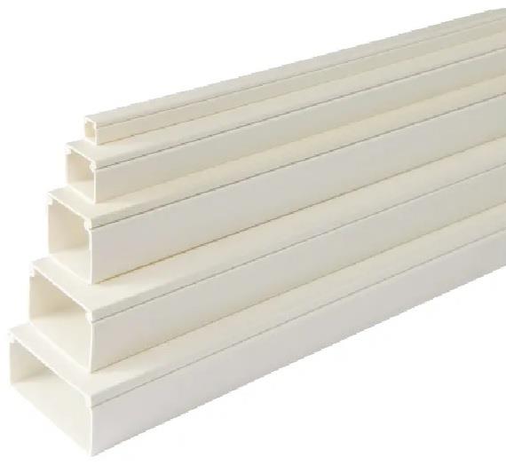 Enzo Leidinglijst | 60x40mm | WIT | met deksel | 2m Thorgeon | Kabelgoot met voorgeboorde gaten VPE=1 - 4747550