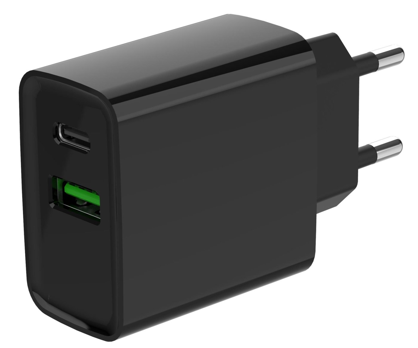 Enzo Gembird USB + USB-C snellader 20W zwart A9540150