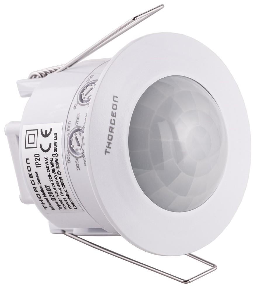 Enzo Thorgeon Bewegingsmelder inbouw plafond 360 graden plat wit 3900526