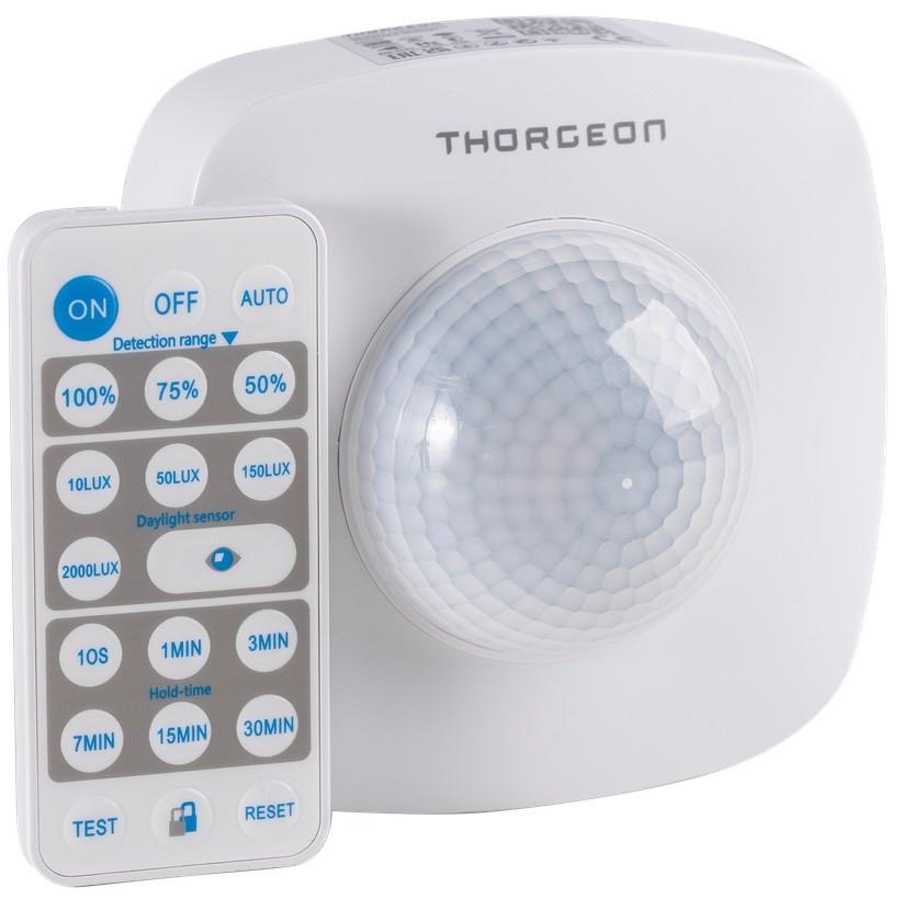 Enzo Thorgeon Aanwezigheidsmelder opbouw plafond 360 graden IP65 wit +AB 3900551