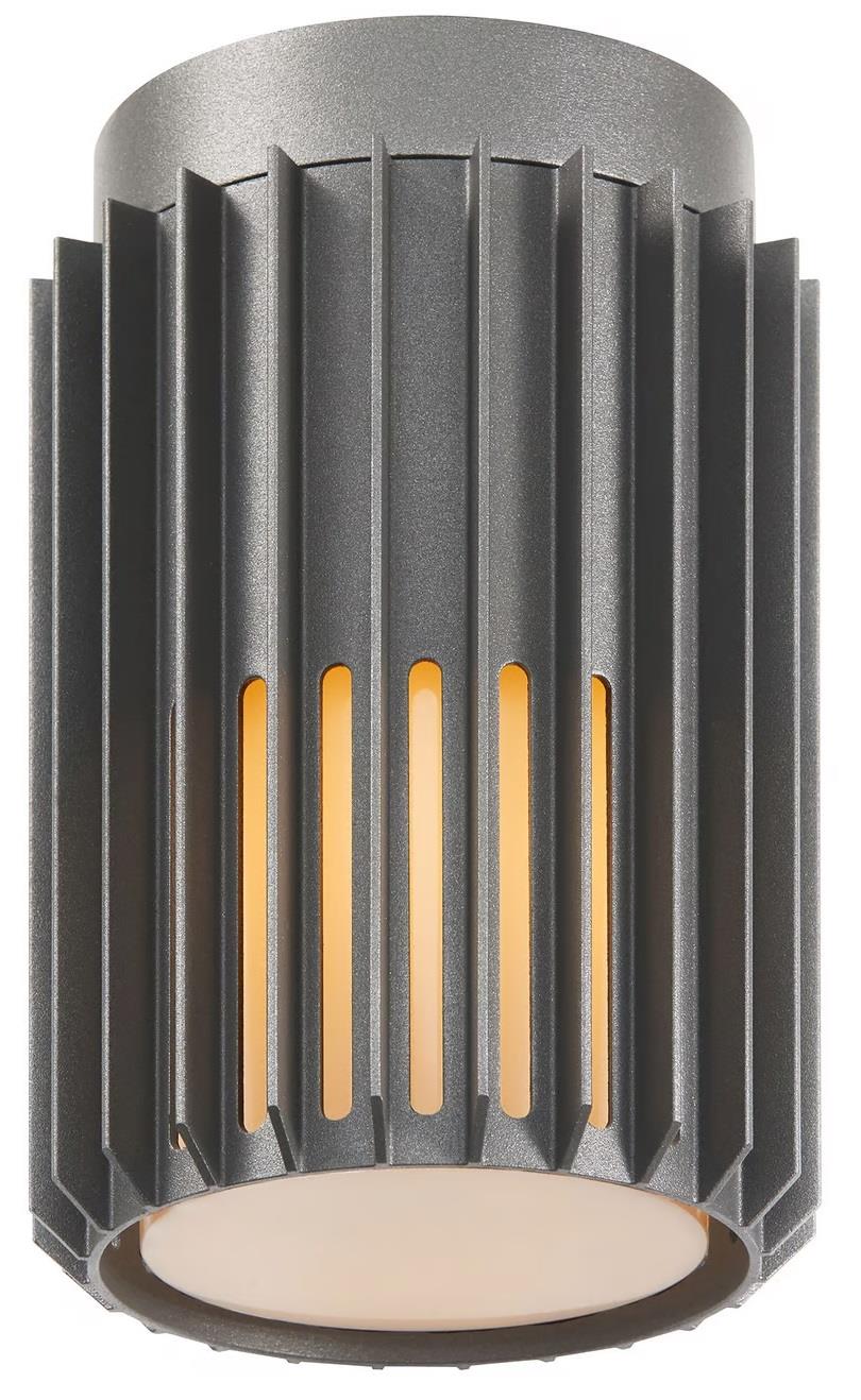 Enzo Plafondlamp | Aludra E27 zilver antraciet IP54 - 4803001