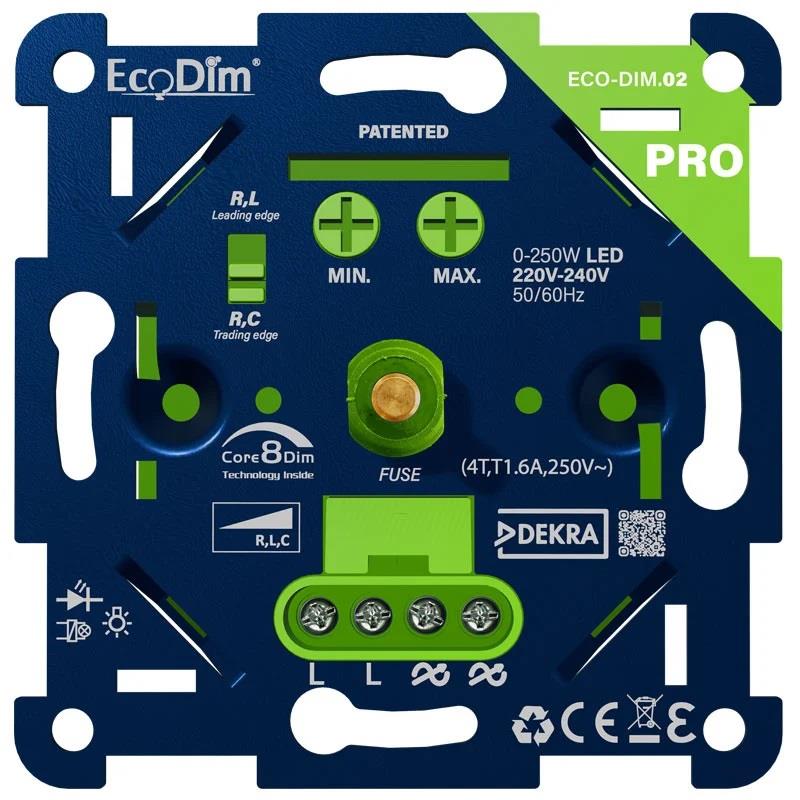 Enzo LED dimmer | 0-250W EcoDim PRO | universeel - 4355502
