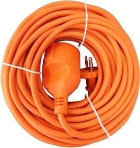 Verlengsnoer PVC oranje 2x1qmm 40m - 1167057