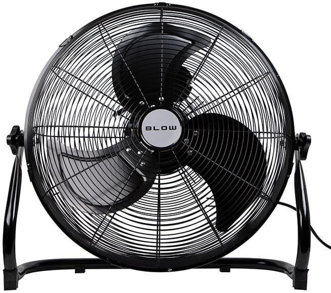Blow Vloerventilator 45cm | 220V | 200W | 3 luchtstroomsnelheden | Zwart - 8652539