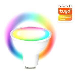 Enzo Denver LED GU-10 mat RGB 5W dimbaar SMART Wi-Fi TUYA LED5070