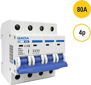Enzo Gacia Hoofdschakelaar 80A 4p GACIA - 4517777