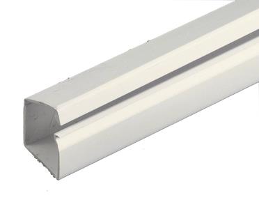 Enzo Leidinglijst 12x12mm WIT scharn.deksel 4747985