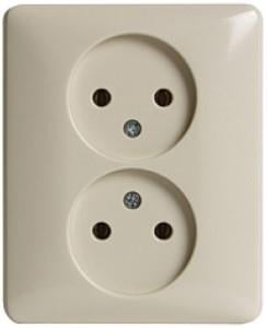 Peha Inbouw stopcontact PEHA dubbel creme - 4602012