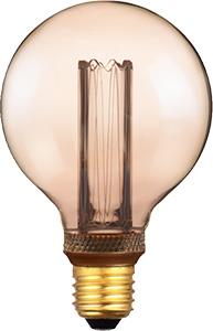 Enzo Nordlux LED Globe G120 E27 3 5-12W 1800K retro deco gold dimbaar 2760165