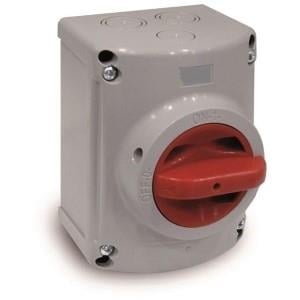 Famatel Werkschakelaar 4p 40A 131x96x105mm IP65 - 4010210