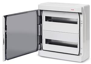 Enzo Groepenkast leeg 2 rij met deur + dinrail IP65 4517692