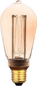 Enzo Nordlux LED ST64 E27 3 5-12W 1800K retro deco gold dimbaar 2760105