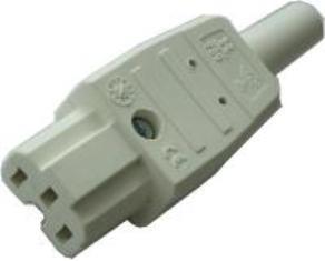Enzo Apparaat stekker wit 155 graden 10A MK 6173510