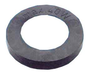 Enzo PVC ring voor prikkabel-lamphouder E27 6053820