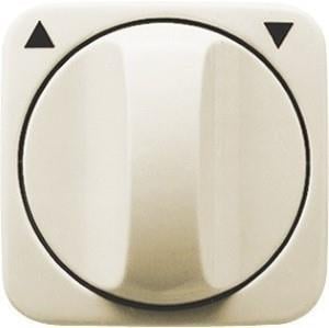 Busch Jaeger CREME afdekplaat + knop draaischakelaar 4692060