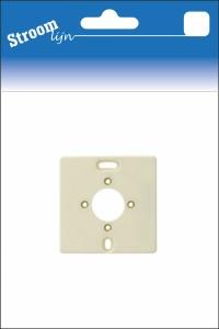 Enzo Montageplaat enkel creme met gat creme 6650730