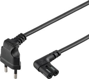 Enzo Recordersnoer zwart haaks 1,5meter 7596210