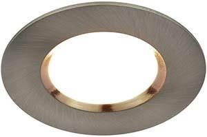 Nordlux Dorado Inbouwspot  Ø8,5cm  LED  2700K  IP65  Nikkel