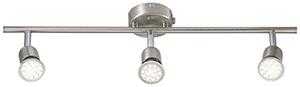 Enzo Nordlux Opbouw spot 3x GU10 Avenue geborsteld staal 4800500
