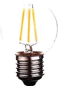 Enzo HP LED kogel E27 1-10W 2200K filament helder LED7938
