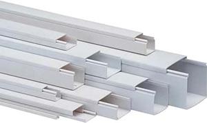 Enzo Leidinglijst | 100x60mm | WIT | met deksel | 2m Facoll | Kabelgoot met voorgeboorde gaten VPE=1 - 4747730
