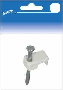 Enzo Kabelclips SR wit 2x0.75mm 25 stuks 6612861