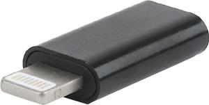 Gembird USB-C naar lightning adapter zwart - 9580175