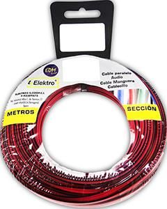 Luidsprekersnoer 2 x 0.75qmm rood/zwart 10m - 1242022
